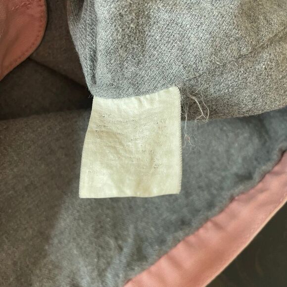 L.L. Bean Vintage Barn Jacket Chore Coat Pink With Brown Corduroy Size Small - Picture 9 of 12